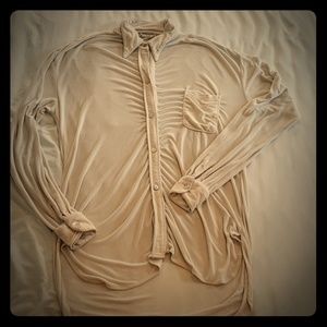 Vintage Authentic Henri Bendel l/s shirt hi-low